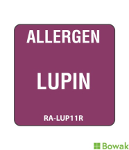 Allergen Alert Labels Lupin