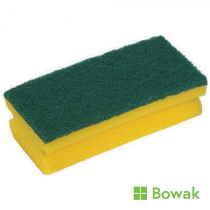 Grip Sponge Scourer Yel/Grn