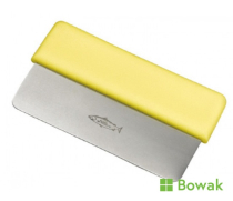 Hygiene Scraper Stainless 15cm Yellow