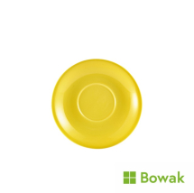 Genware Porcelain Saucer 16cm Yellow