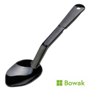 Solid Spoon 11" Black Polycarbonate