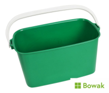 Oblong Bucket Green 9L