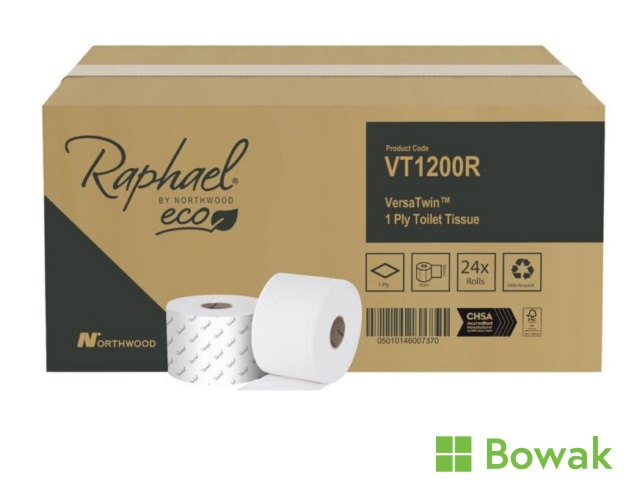 VersaTwin Toilet Roll 1 ply VersaTwin Toilet Roll 1 ply