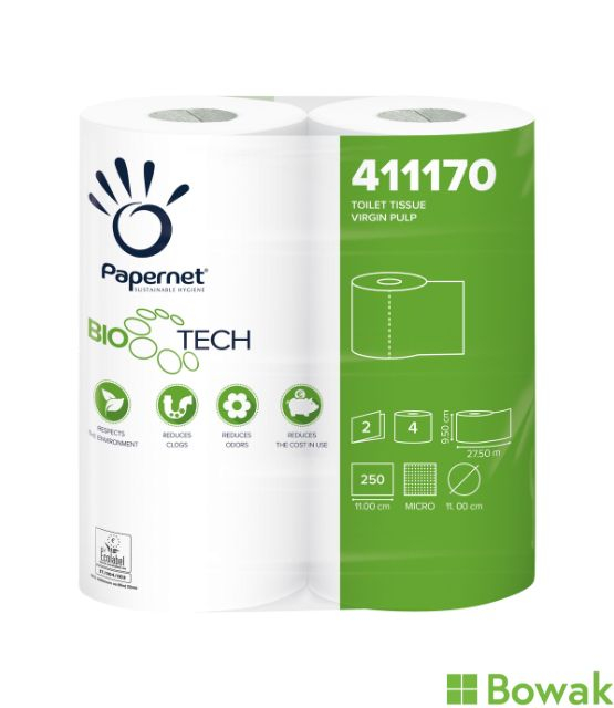 Bio Tech Pure 2 ply Toilet Rolls Bio Tech Pure 2 ply Toilet Rolls
