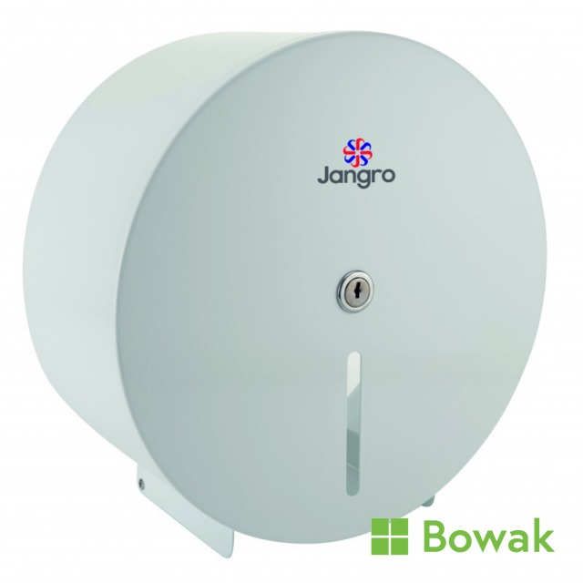 White Metal Jumbo Toilet Roll Dispenser 12Inch White Metal Jumbo Toilet Roll Dispenser 12Inch