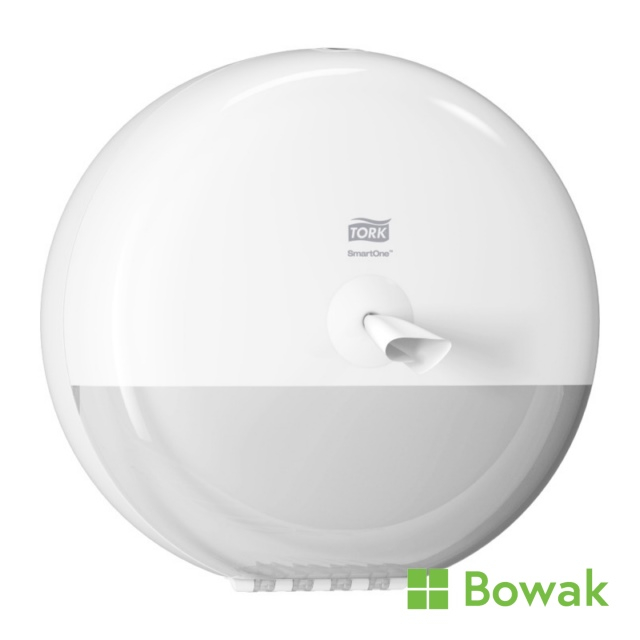 SmartOne 200m Toilet Roll Dispenser White SmartOne 200m Toilet Roll Dispenser White
