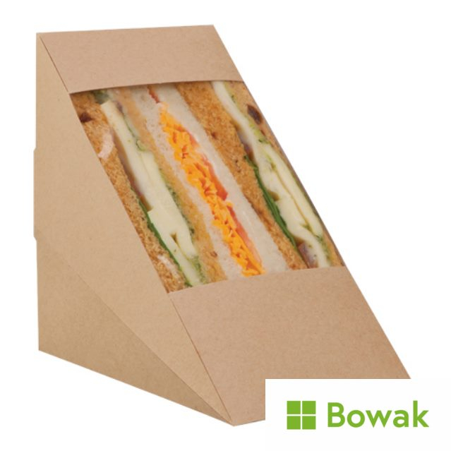 Triple Sandwich Pack 82mm Kraft Rear Loading Triple Sandwich Pack 82mm Kraft Rear Loading