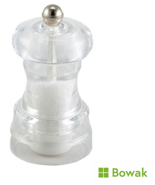 Genware Salt Or Pepper Grinder Acrylic 10cm Genware Salt Or Pepper Grinder Acrylic 10cm