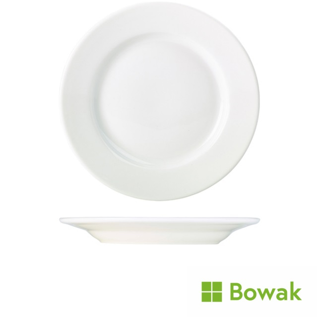 Genware Porcelain Classic Winged Plate 31cm/12.25Inch White Genware Porcelain Classic Winged Plate 31cm/12.25Inch White