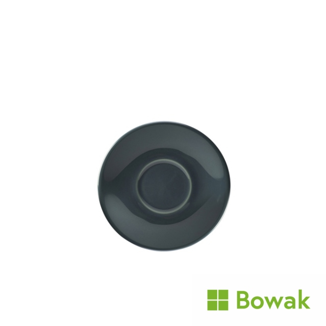 Genware Porcelain Grey Saucer 13.5cm Genware Porcelain Grey Saucer 13.5cm