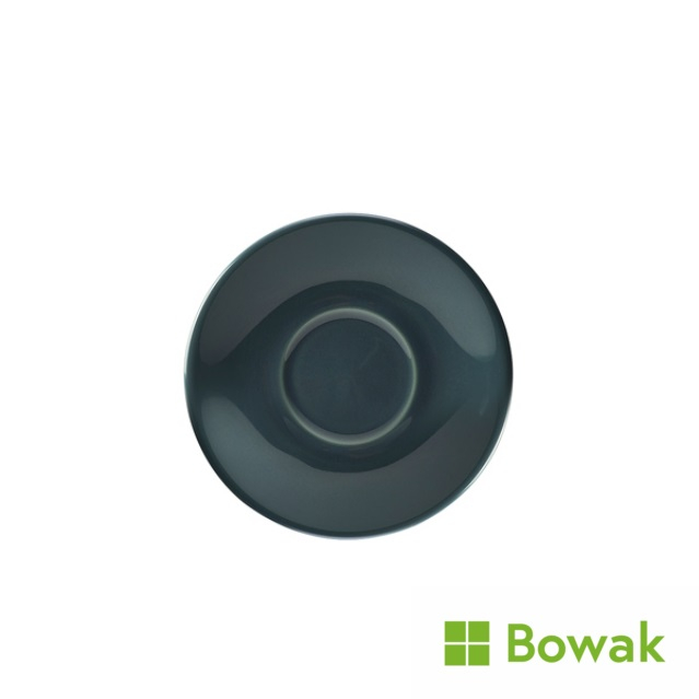 Genware Porcelain Grey Saucer 16cm Genware Porcelain Grey Saucer 16cm