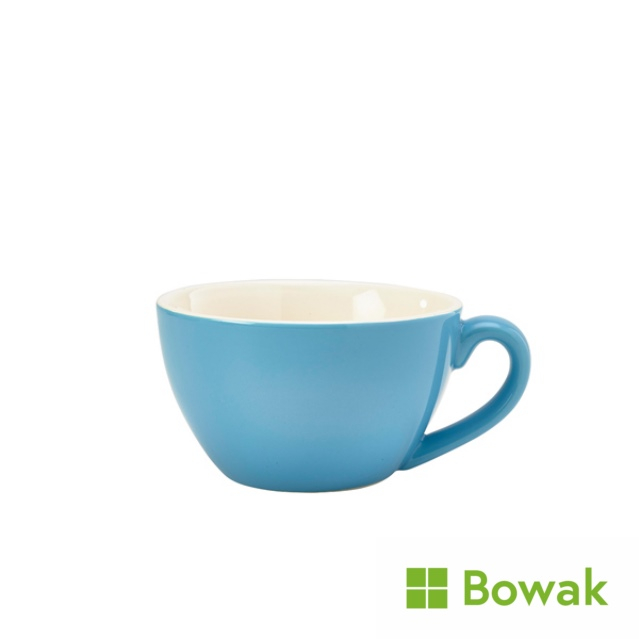 Genware Porcelain Bowl Shaped Cup 34cl/12oz Blue Genware Porcelain Bowl Shaped Cup 34cl/12oz Blue