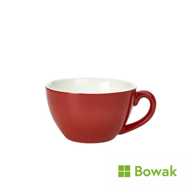 Genware Porcelain Bowl Shaped Cup 34cl/12oz Red Genware Porcelain Bowl Shaped Cup 34cl/12oz Red