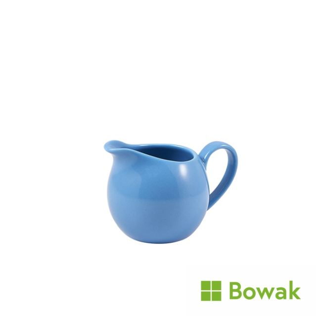 Genware Porcelain Jug 14cl/5oz Blue Genware Porcelain Jug 14cl/5oz Blue