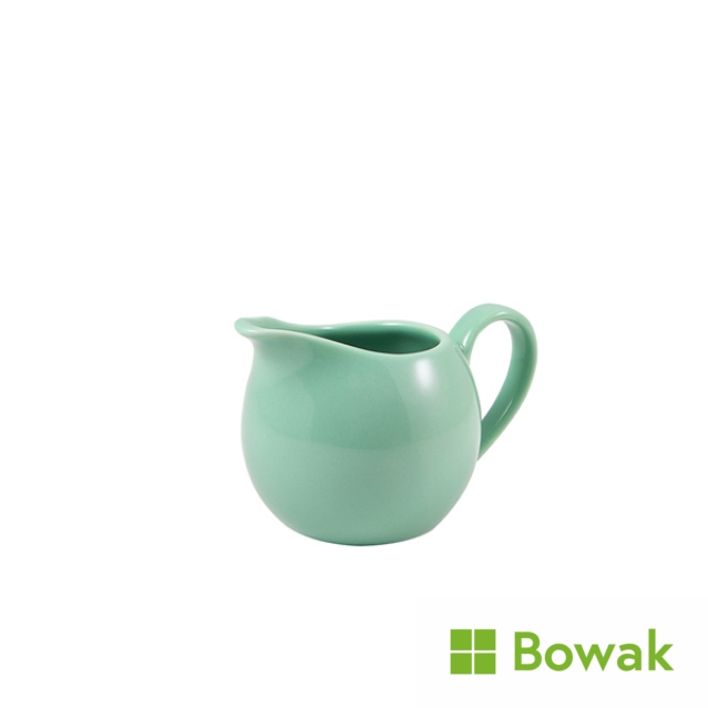 Genware Porcelain Jug 14cl/5oz Green Genware Porcelain Jug 14cl/5oz Green