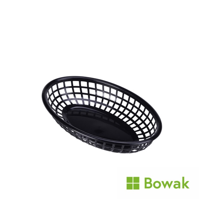 Fast Food Basket Black 23 x 15cm Fast Food Basket Black 23 x 15cm
