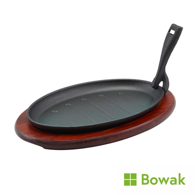 Sizzler Platter & Trivet Sizzler Length 27cm Sizzler Platter & Trivet Sizzler Length 27cm