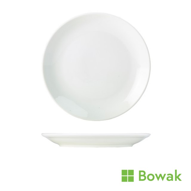 Coupe Plate White 26cm Genware Coupe Plate White 26cm Genware