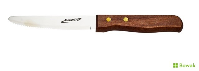 Steak Knife Dark Wood Handle 25cm Steak Knife Dark Wood Handle 25cm