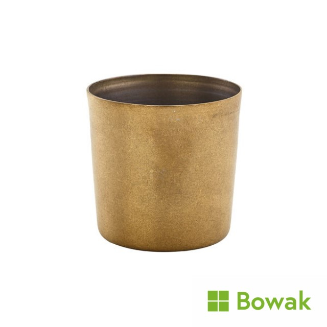 Gold Vintage Serving Cup 42cl 85x85mm Stainless Steel Gold Vintage Serving Cup 42cl 85x85mm Stainless Steel