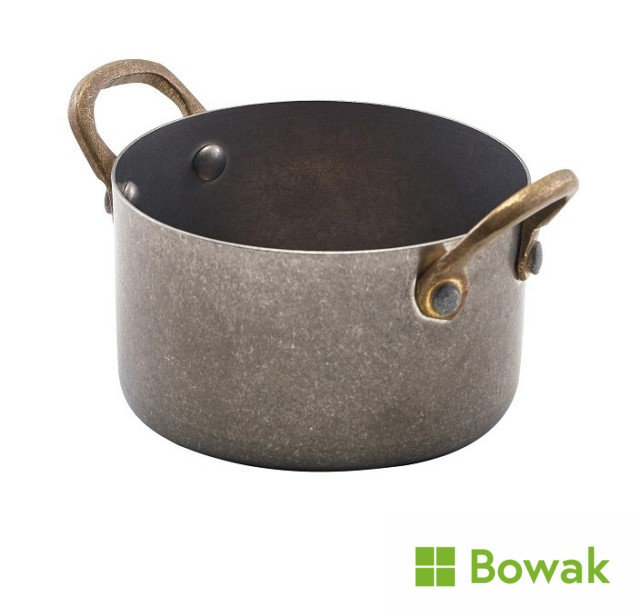 Vintage Mini Casserole Dish 9 x 5.25cm Stainless Steel Vintage Mini Casserole Dish 9 x 5.25cm Stainless Steel