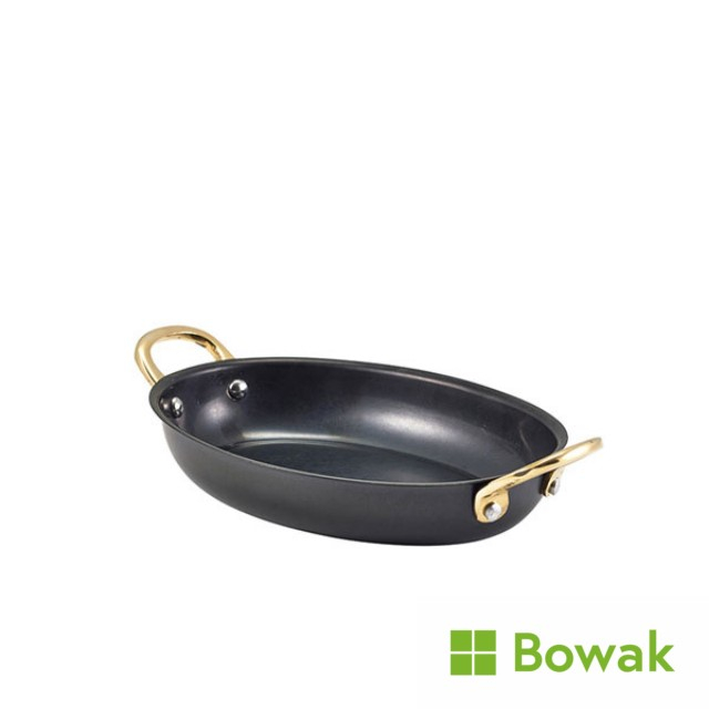 Black Vintage Oval Dish 17.6oz 18.5x13.5x3.25cm St. Steel Black Vintage Oval Dish 17.6oz 18.5x13.5x3.25cm St. Steel