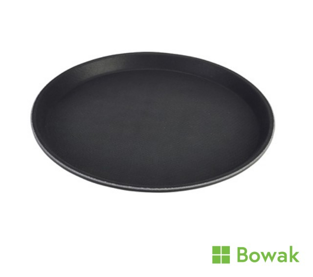 Round Tray Black 14Inch Gengrip Fibreglass Round Tray Black 14Inch Gengrip Fibreglass