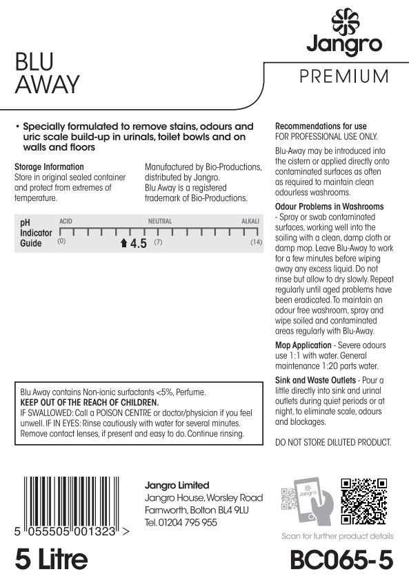 Jangro Premium Bio Blu Enzyme Cleaner - 5L Jangro Premium Bio Blu Enzyme Cleaner - 5L