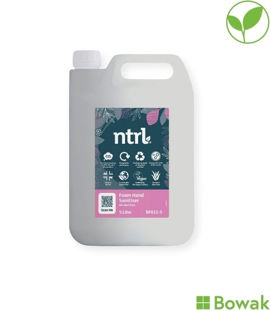 Jangro ntrl Foam Hand Sanitiser 5L Jangro ntrl Foam Hand Sanitiser 5L