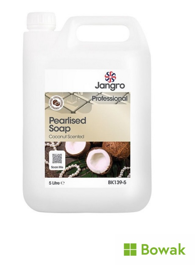 Jangro Pearlised Soap Coconut Jangro Pearlised Soap Coconut