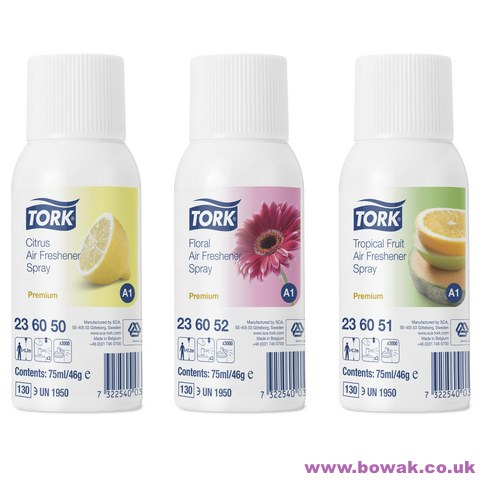 Tork Air Freshener Spray Mixed Pack Tork Air Freshener Spray Mixed Pack