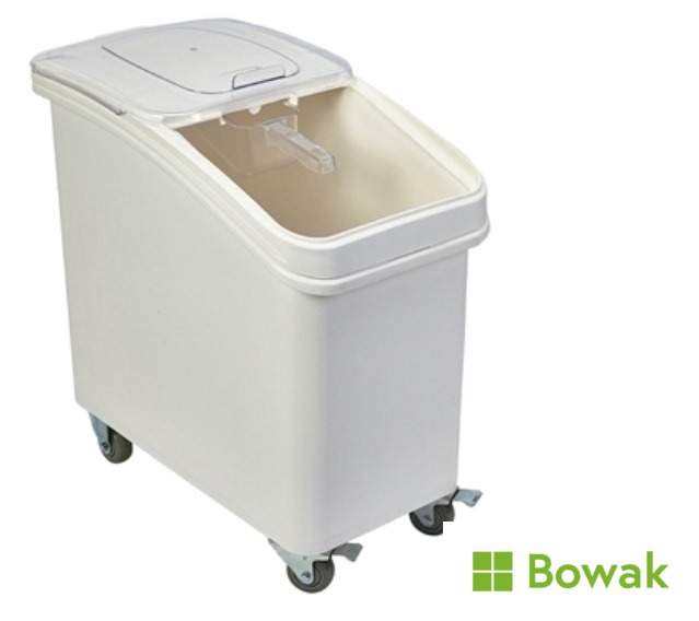 Mobile Ingredient Bin 102L with Scoop Mobile Ingredient Bin 102L with Scoop