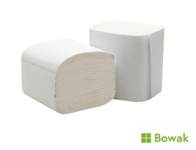 Bulk Pack 2 Ply Toilet Tissue Soft Folded Interleaved Sheets Bulk Pack 2 Ply Toilet Tissue Soft Folded Interleaved Sheets