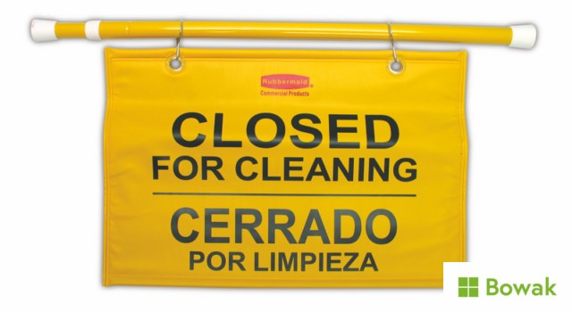 Doorway Sign -'Closed For Cleaning' Doorway Sign -'Closed For Cleaning'