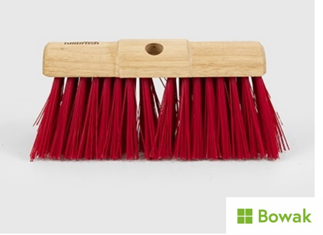 Yardbroom Head 13Inch Stiff Red PVC Yardbroom Head 13Inch Stiff Red PVC