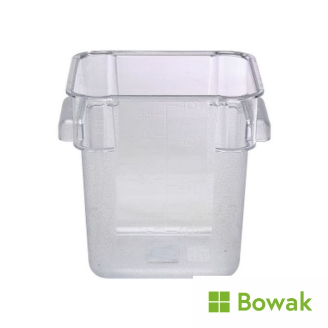 Square Container 3.8L Clear Square Container 3.8L Clear