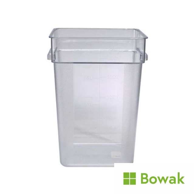 Square Container 20.9L Clear Square Container 20.9L Clear