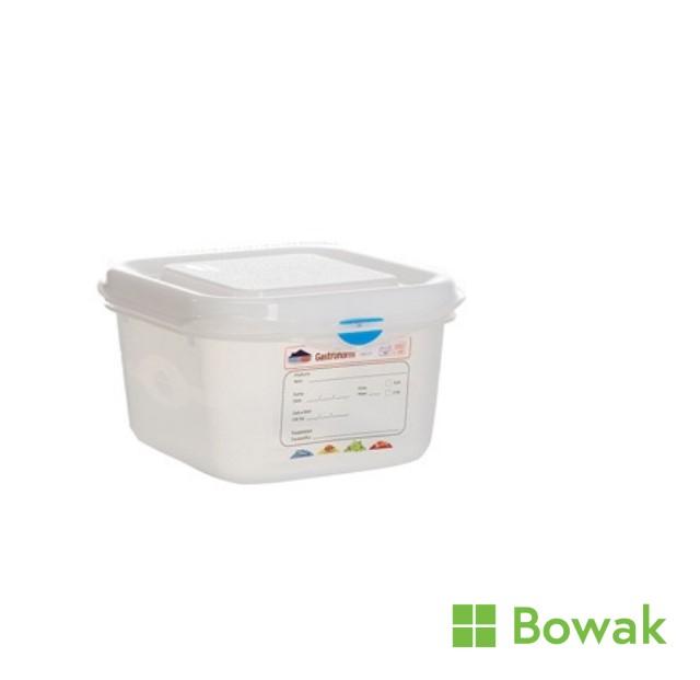GN Storage Container 1/6 100mm  1.7 litre GN Storage Container 1/6 100mm  1.7 litre
