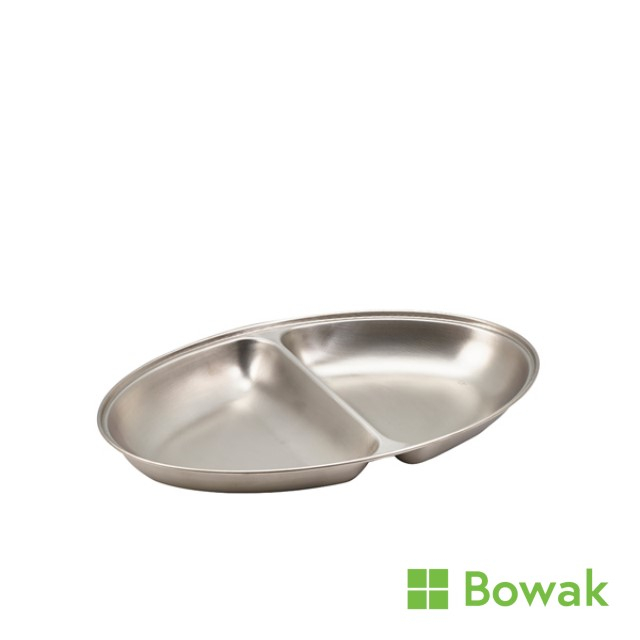 Oval Vegetable Dish 30cm 2-Part Oval Vegetable Dish 30cm 2-Part