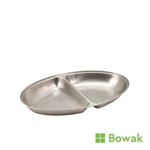 Oval Vegetable Dish 35cm 2-Part Oval Vegetable Dish 35cm 2-Part