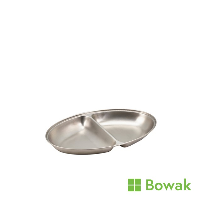 Oval Vegetable Dish 20cm 2-Part Oval Vegetable Dish 20cm 2-Part