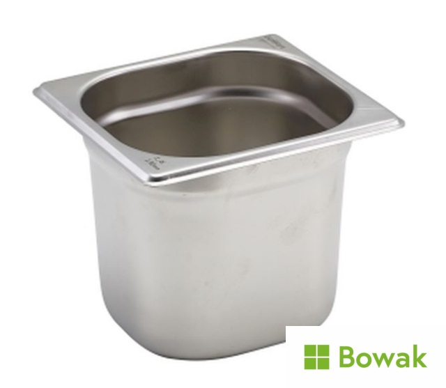 Gastronorm SS Pan 1/6 150mm 2.4L Gastronorm SS Pan 1/6 150mm 2.4L