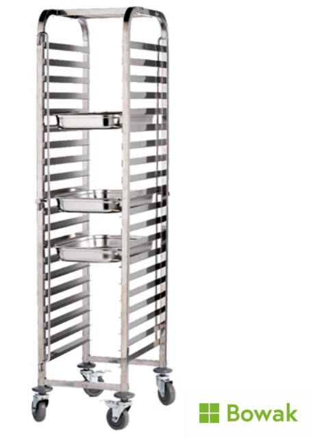 Gastronorm Trolley 20 Shelves Stainless Gastronorm Trolley 20 Shelves Stainless