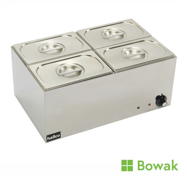 Hallco Bain Marie 4x1/4GN Dry Heat Hallco Bain Marie 4x1/4GN Dry Heat