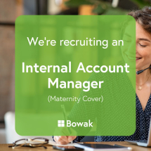 Internal Account Manager (Maternity Cover)