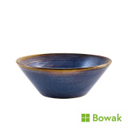 Terra Porcelain Aqua Blue Conical Bowl