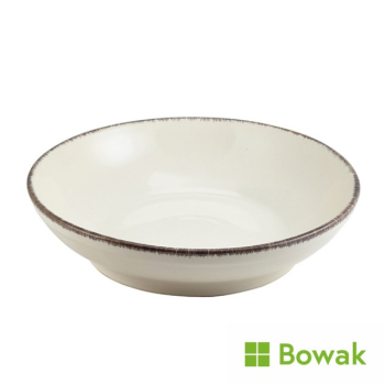 Terra Stoneware Sereno Grey Coupe Bowl Terra Stoneware Sereno Grey Coupe Bowl
