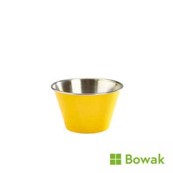 Stainless Steel Ramekin Yellow Stainless Steel Ramekin Yellow