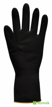 Jet Heavy Rubber Gloves Jet Heavy Rubber Gloves