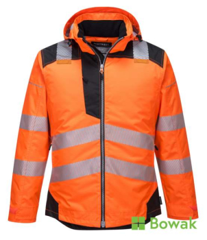 Hi-Vis Orange Rain Jacket